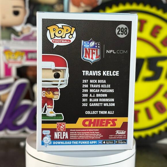 NFL Chiefs Travis Kelce (Road) Funko Pop! - Picture 3 of 6